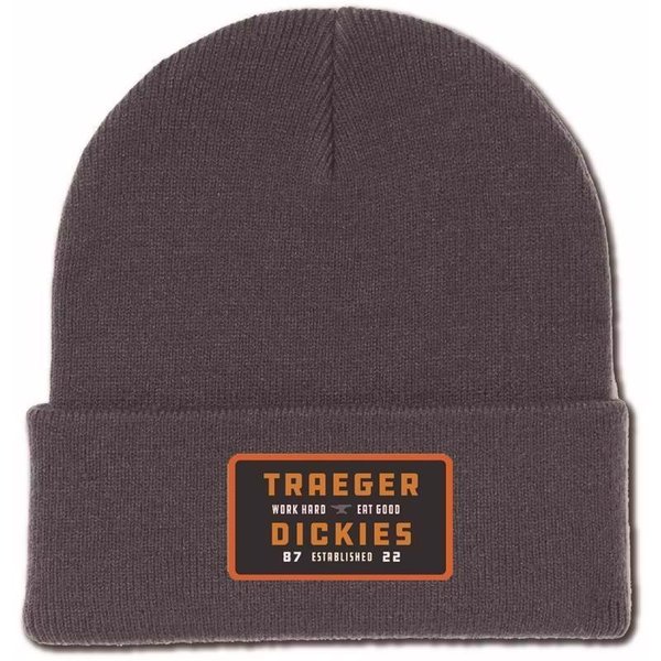 Dickies Traeger Beanie Heather Gray One Size Fits Most TRG201HGAL